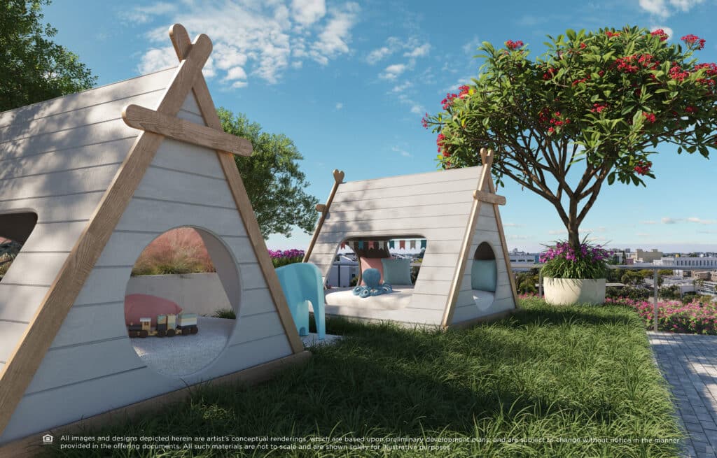 La Baia North_Rooftop Kids Play Tents