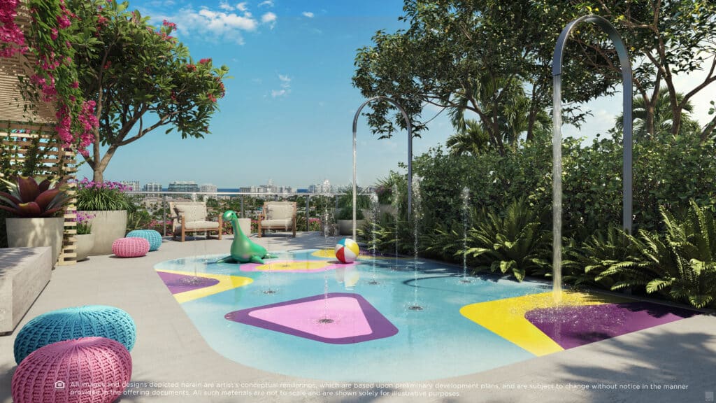 La Baia North_Rooftop Kids Splash Pad