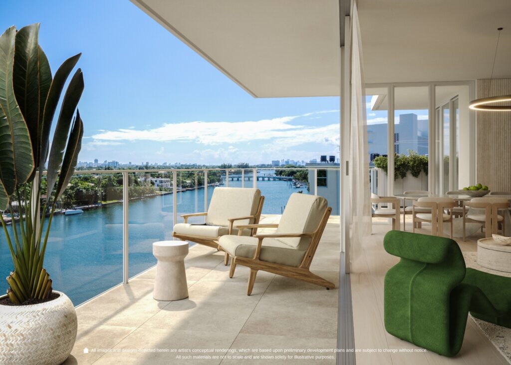 La Baia North_Terrace_Waterfront