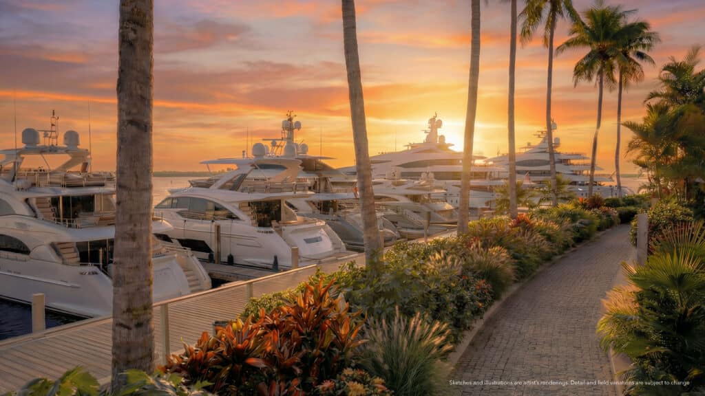 Continuum12000_PrivateMarina_Sunset